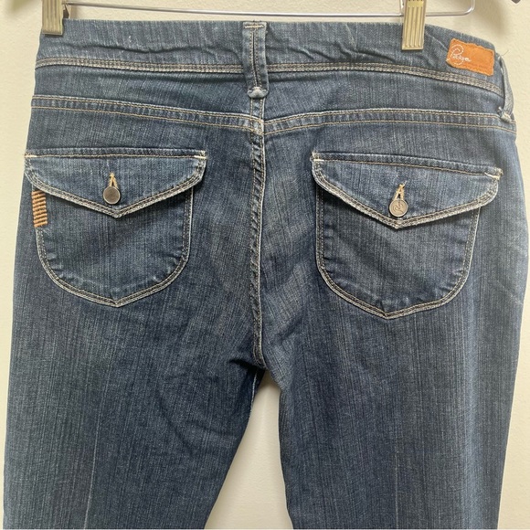 PAIGE Pico Dark Blue Flare Jeans 31 - Picture 4 of 9